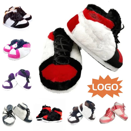 Unisex Home Basketball Sneaker Slippers Women/Men One Size fits most between 35-44